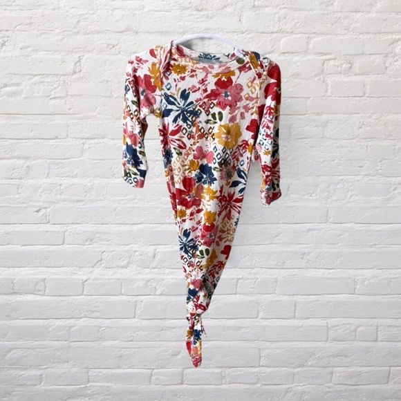 whistling willow Other - Whistling Willow // Floral Baby Knotted Gown